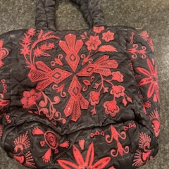 NWT Johnny Was Workshop Annalina Quilted Tote – Black - Picture 4 of 15